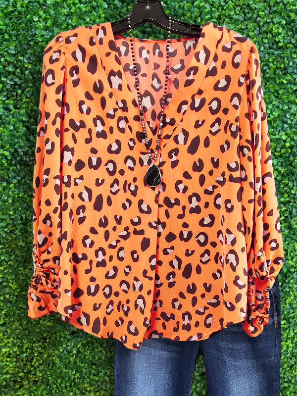 Women's blouse | Leopard Print Oversized Top |theivyboutique – Southern ...